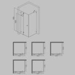 Cube Frameless Shower Screen - OTC Tiles & Bathroom