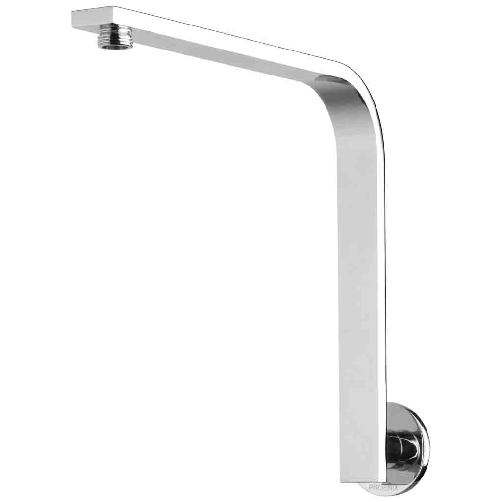 Vivid Slimline Shower Arm 30x10 Rectangle Round Plate