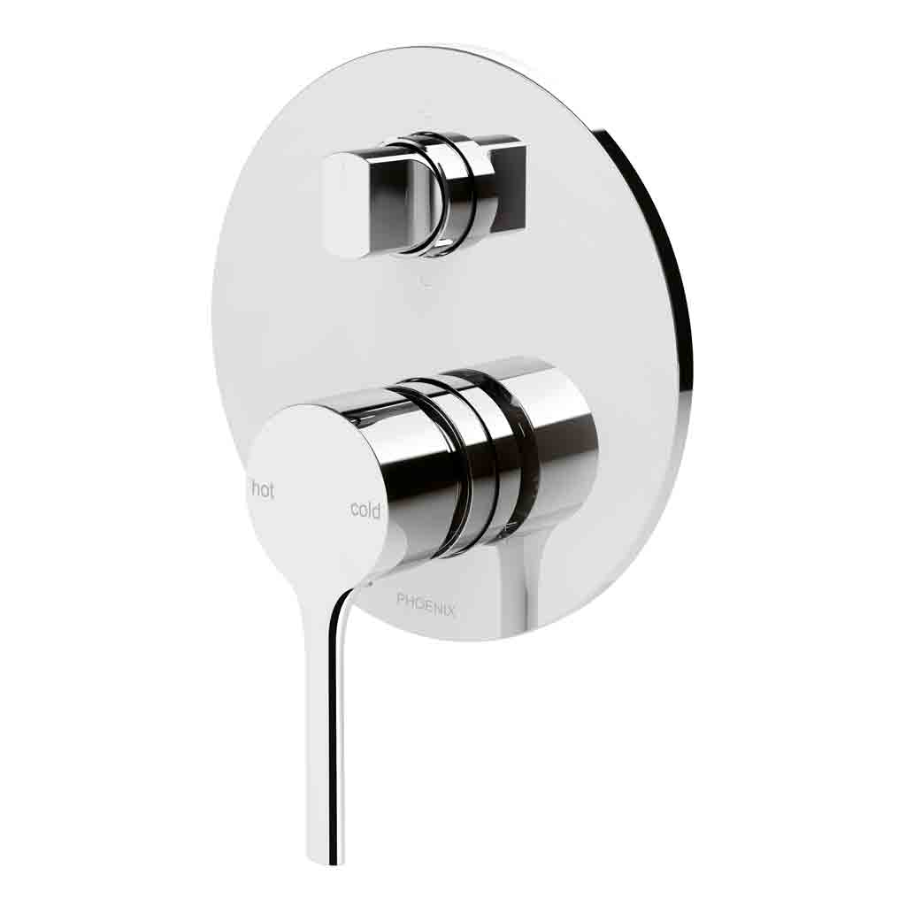 Vivid Slimline Oval Shower / Bath Diverter Mixer