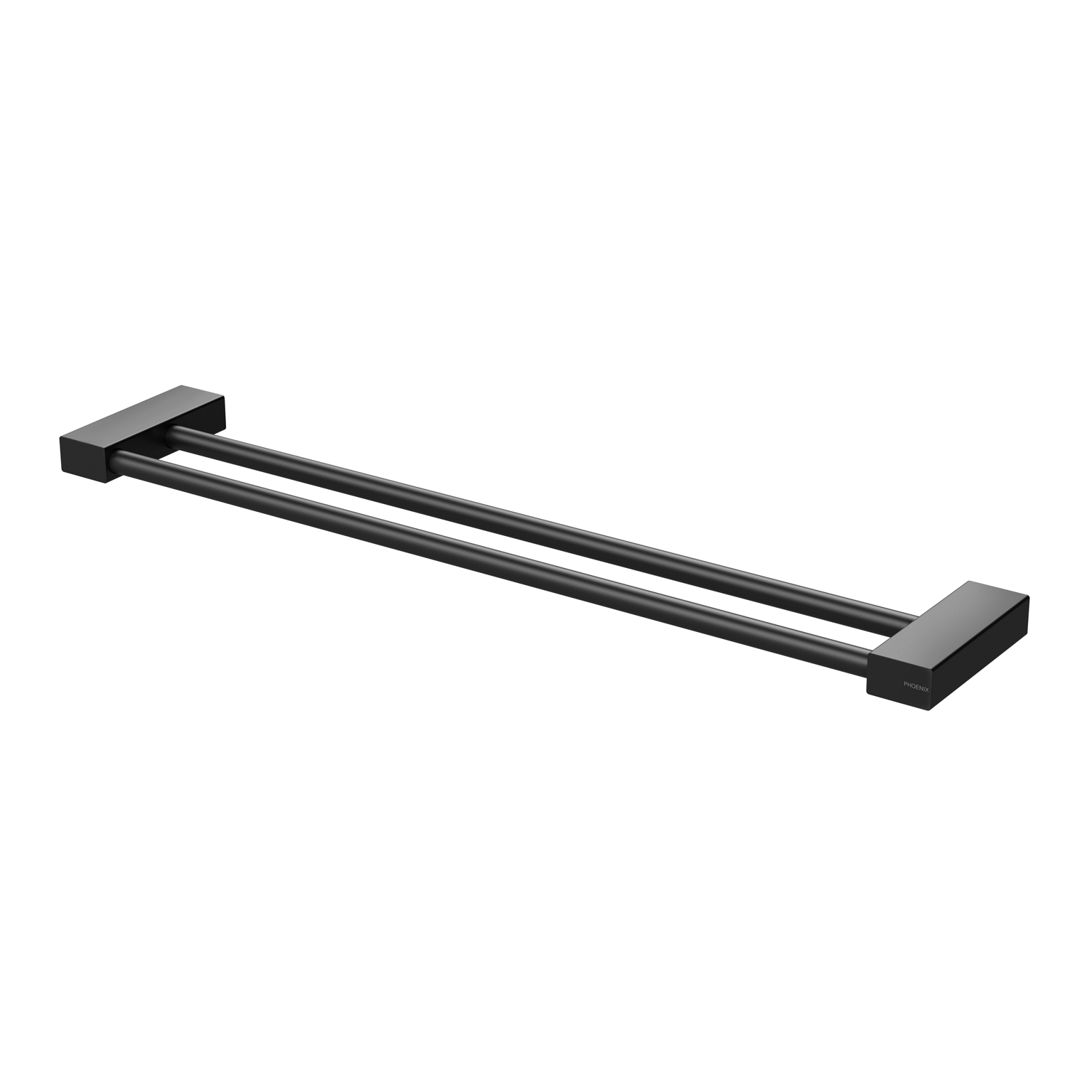 Lexi MKII Double Towel Rail 600mm Matt Black OTC Tiles & Bathroom