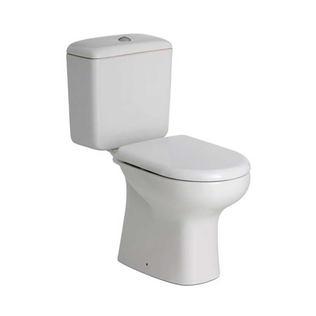 RAK Liwa White Close Coupled Toilet Suite