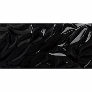 3D Tulip black Gloss 300×600