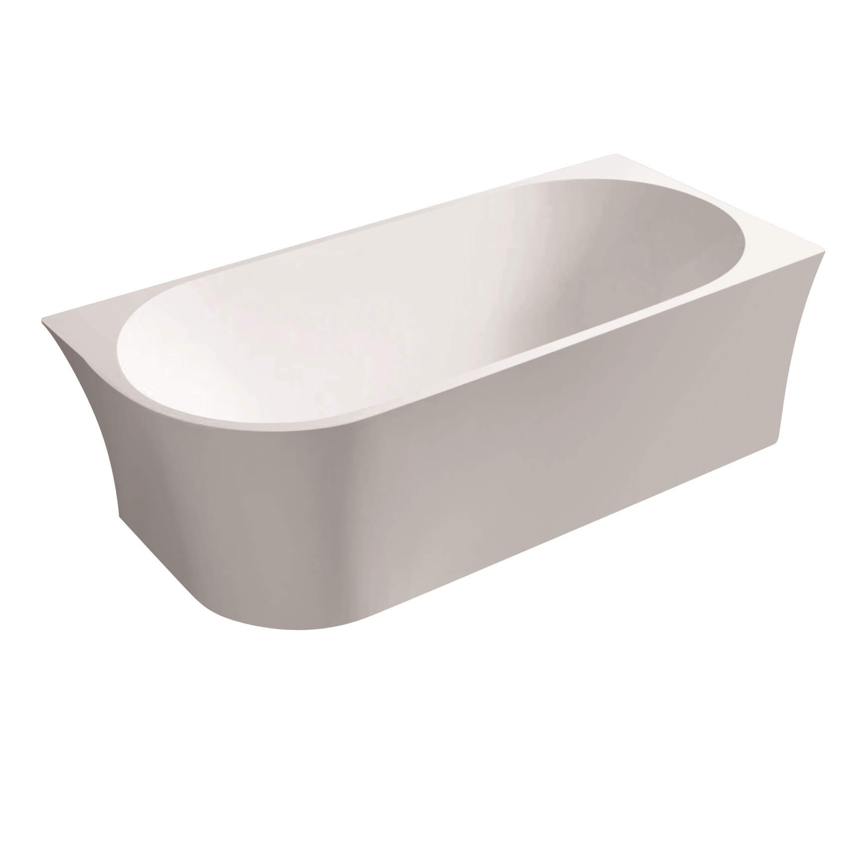 Studio Corner Bathtub 1700 Gloss White