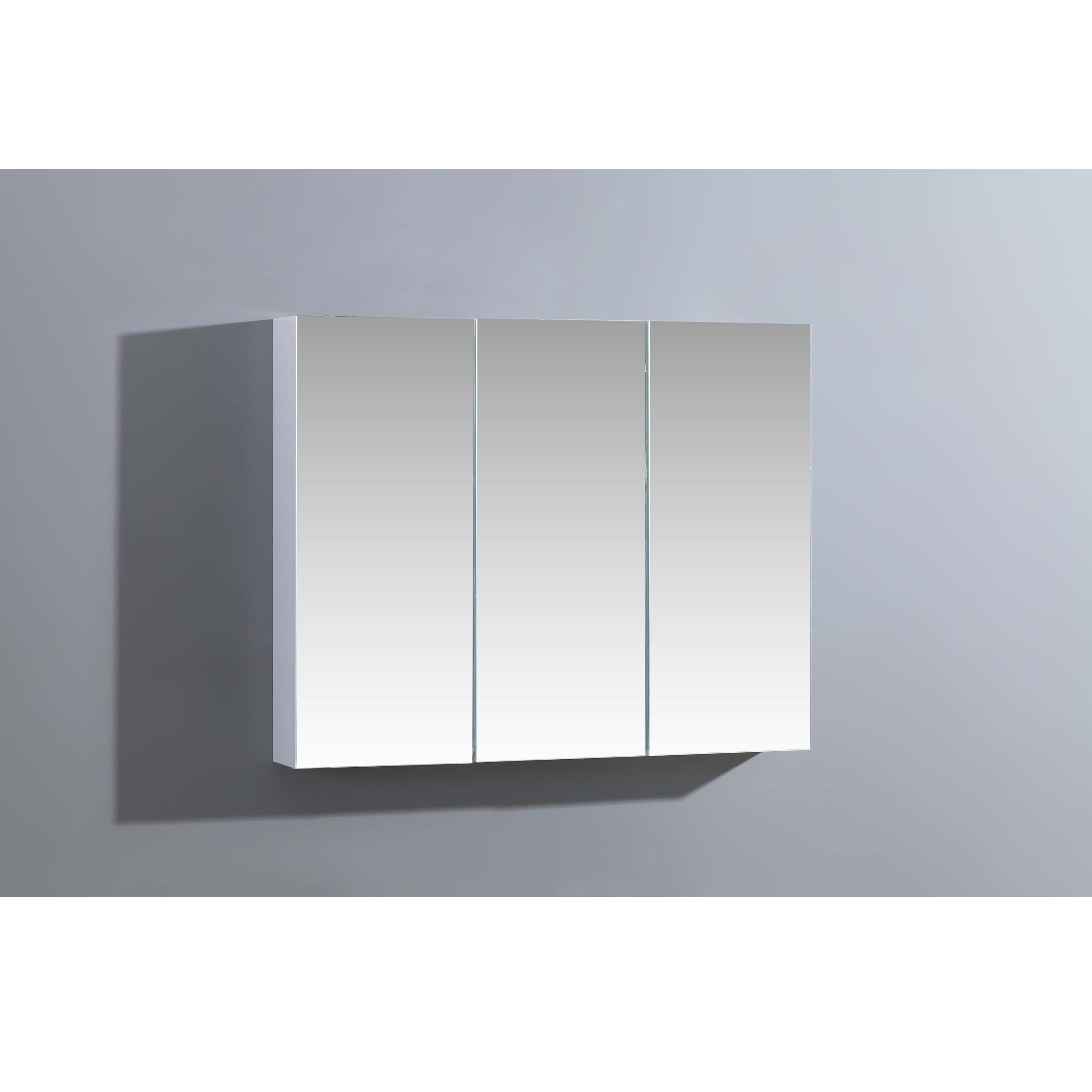 Nero Pencil Edge Mirror Cabinet 900mm