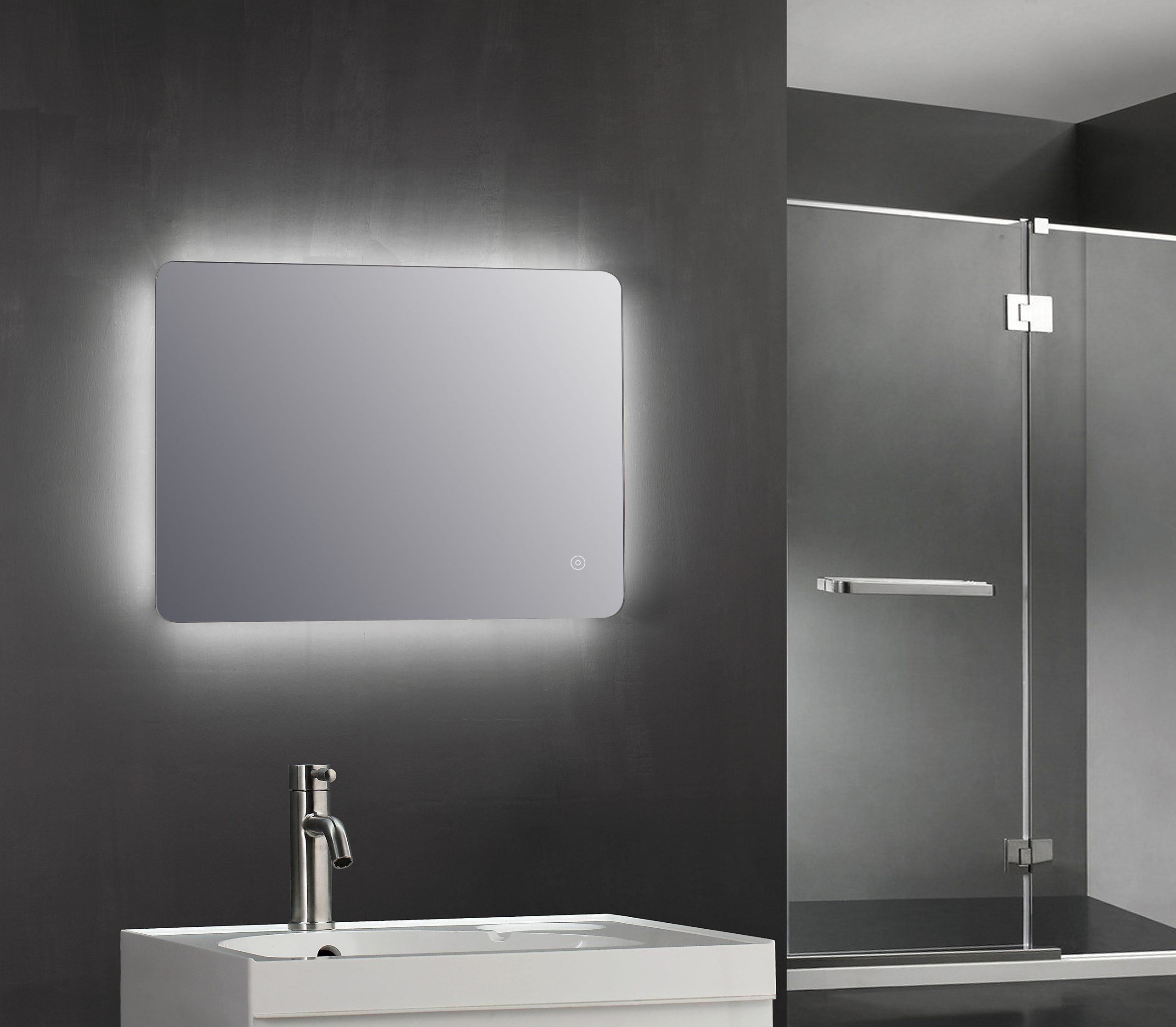 Soho Backlit LED Mirror With Demister - Image 2