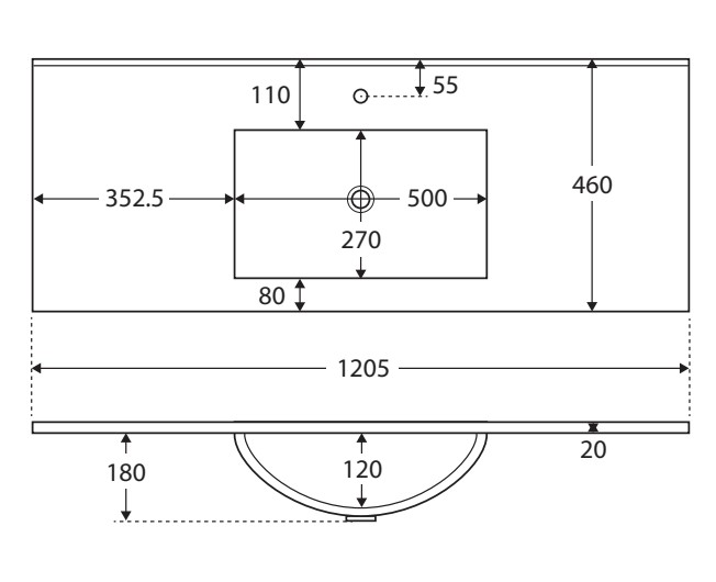 DOLCE AMATO 1200 Scandi Oak Wall-Hung Vanity - Image 6