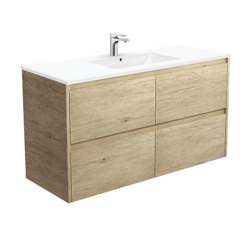 DOLCE AMATO 1200 Scandi Oak Wall-Hung Vanity