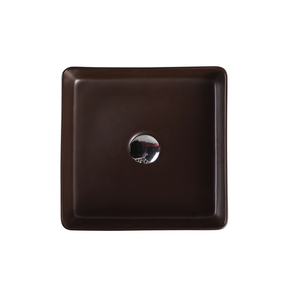 ETNA Cappuccino Above Counter Square Basin - Image 2