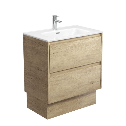 JOLI AMATO 750 Scandi Oak Vanity on Kick