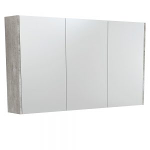 1200 Mirror Cabinet with Industrial Side Panels