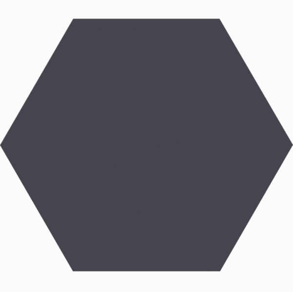 Timeless Dark Grey Hexagonal Matt 150x170