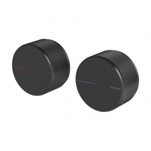 Phoenix Axia Wall Top Assemblies 15mm Extended Spindles Matt Black