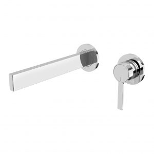 Lexi MKII Wall Basin Mixer Set 200mm Chrome