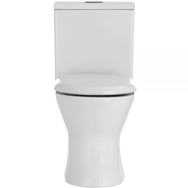 Chica Close-Coupled Rimless Toilet Suite Universal Trap - Image 2