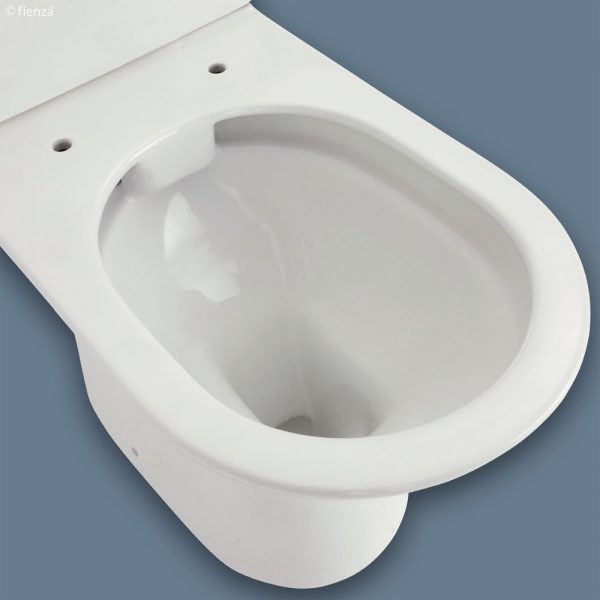 Chica Close-Coupled Rimless Toilet Suite Universal Trap - Image 3