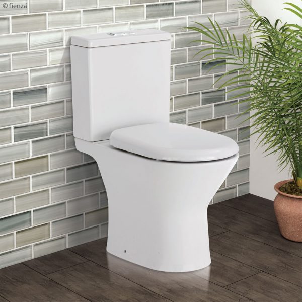 Chica Close-Coupled Rimless Toilet Suite Universal Trap - Image 4