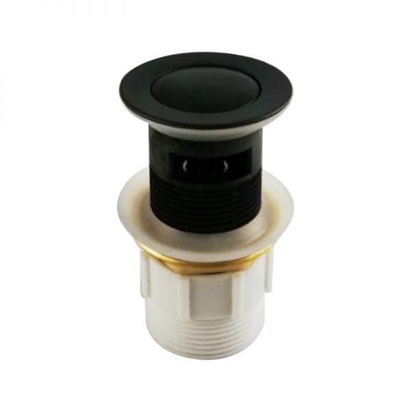 Basin Pop Up Waste Black 32mm With Overflow