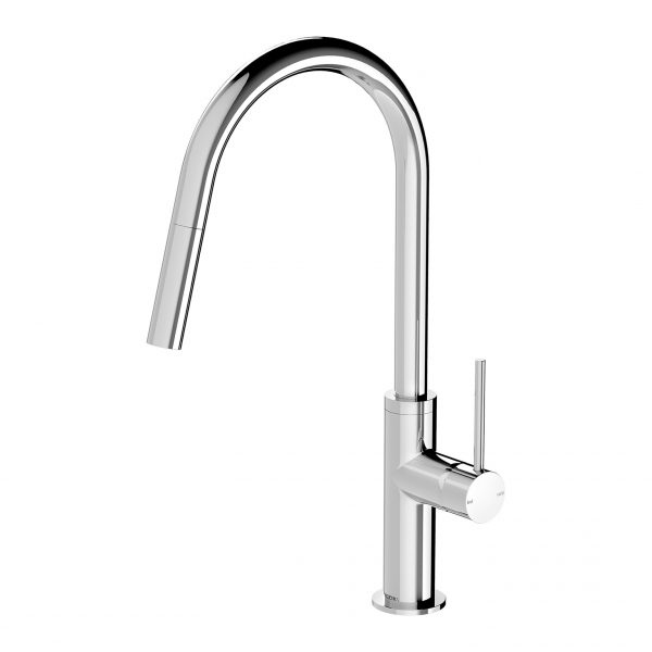 Vivid Slimline Pull Out Sink Mixer Chrome