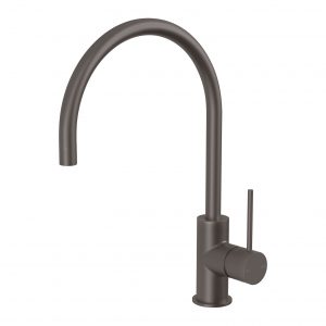 Vivid Slimline Sink Mixer 220mm Gooseneck Brushed Carbon