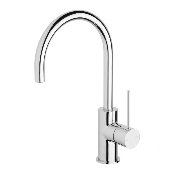 Vivid Slimline Sink Mixer 160mm Gooseneck Chrome