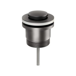 Phoenix 40mm Flat Pop Up Universal Waste Brushed Carbon