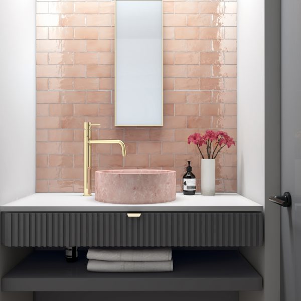 MANACOR BLUSH PINK 75x150 GLOSS - Image 2