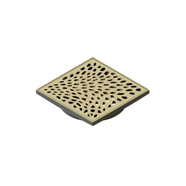 DREAMTIME ORGANICS FLOOR WASTE POLISHED BRASS