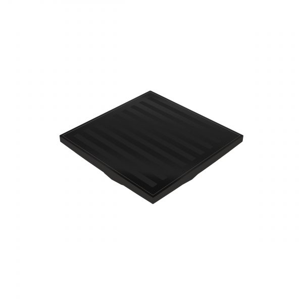 SLOTTED ORGANICS FLOOR WASTE MATT BLACK