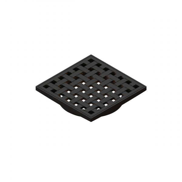 WOVEN ORGANICS FLOOR WASTE MATT BLACK