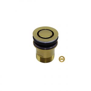 BOUNTY POP DOWN® PLUG AND WASTES BRUSHED GOLD