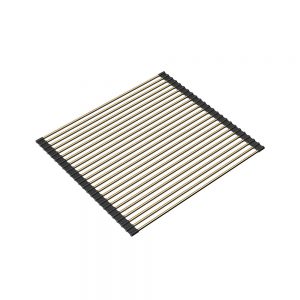 Hana Sink Roll Up Drainer, PVD Rugged Brass