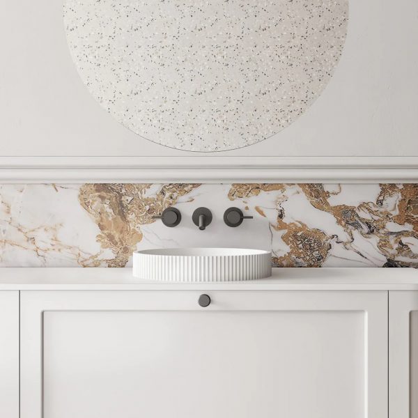 V-Groove Round Semi-Insert Basin - Image 3