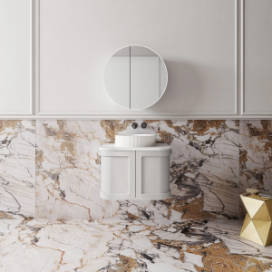 Westminster 600mm Pale Grey Wall Hung Vanity