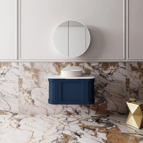 Westminster 750mm Vintage Blue Wall Hung Vanity