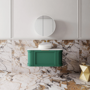 Westminster 900mm Emerald Green Wall Hung Vanity