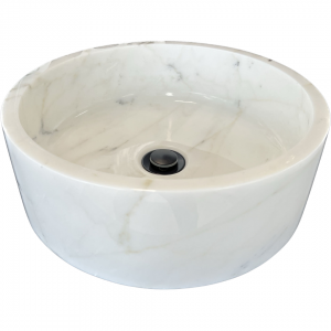 Snowflake Stone Round Basin 380x380x130mm