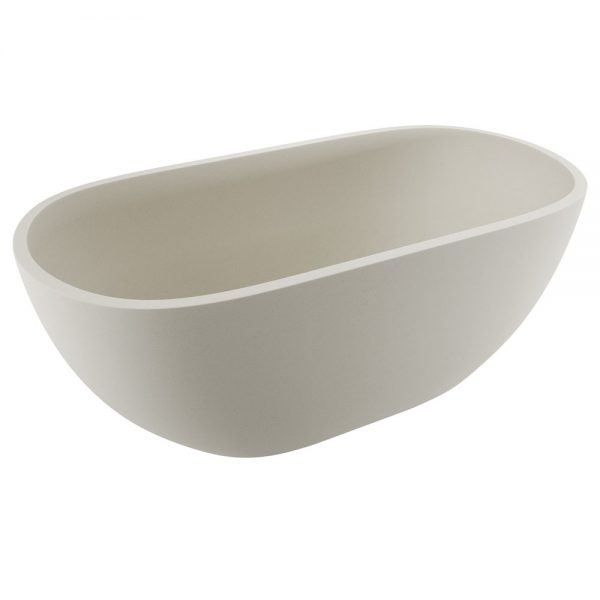 Jada Concrete Bath Warm White 1500mm