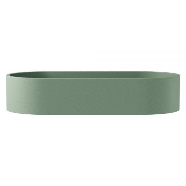 Jada Pill Concrete Above Counter Basin, Sage - Image 3
