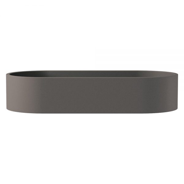 Jada Pill Concrete Above Counter Basin, Warm Grey - Image 4