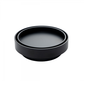 Round 2in1 Smart Waste Matt Black