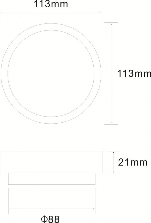 Round 2in1 Smart Waste Stainless Steel - Image 3