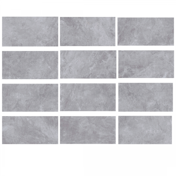 Orobico Grey Gloss 300x600 Ceramic Wall - Image 3
