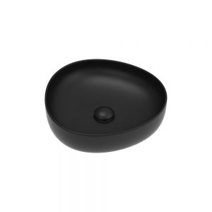 Pebble Small Above Counter Basin Matte Black