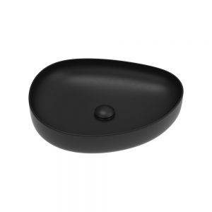 Pebble Medium Above Counter Basin Matte Black