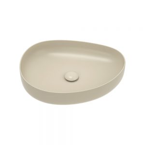 Pebble Medium Above Counter Basin Matte Khaki