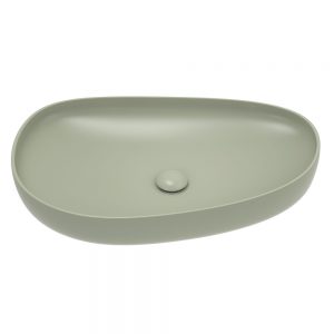 Pebble Large Above Counter Basin Matte Olive