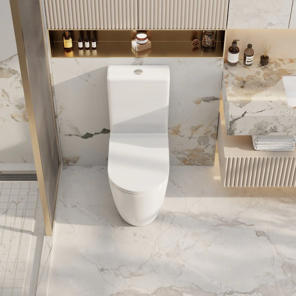 Norton Tornado Rimless Back To Wall Toilet Suite - Image 2