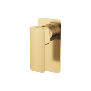 Tono Wall Mixer Rectangle Plate Brushed Gold