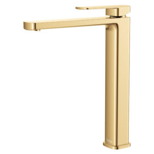 Tono Tall Basin Mixer Brushed Gold