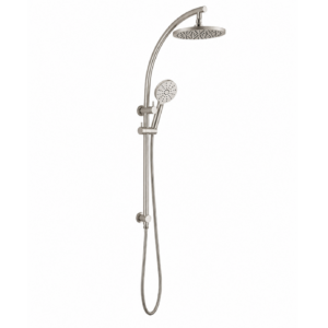 Parker Twin Shower Set Brushed Nickel